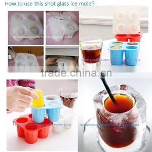 Hot Sell Shot Glass Shaped Silicone Ice Mold thumbnail-6