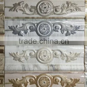 100x300mm China Factory Cheap Relief Algeria Ceramic Border Tiles thumbnail-2