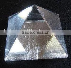 Natural Rock Clear Quartz Crystal Pyramid thumbnail-1