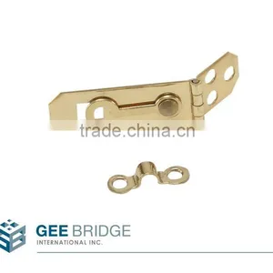 Solid Brass Hasp and Hook thumbnail-1