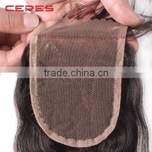 Ceres Hair 130% Density Middle Part u Part Body Wave Virgin Hair Bundles With Free Parting Lace Closure Quality Choice thumbnail-6