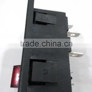 15A 250V AC Power Socket With Fuse and 4pin Rocker Switch thumbnail-2