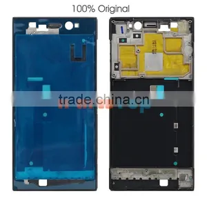 Original Front Housing For Xiaomi Mi3 Mi 3 WCDMA Front Frame Screen Plate Bezel Wth Adheisve Sticker thumbnail-1
