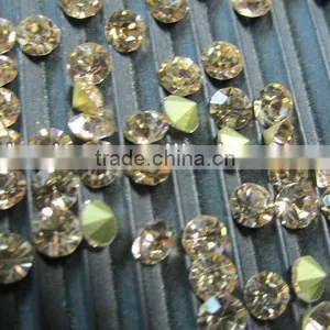 Ss6 Ss6.5 Ss8 High Quality Glass Crystal Chatons thumbnail-1