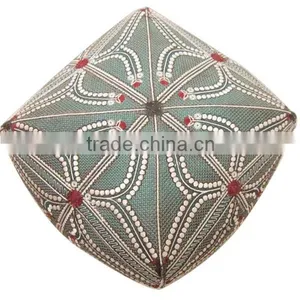 Plain Embroidery Muslim Hats In Bulk thumbnail-2