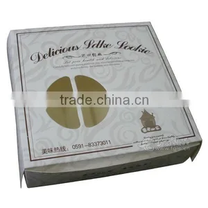High Quality Printing Food Paper Cookies Box/ Chocolate Paper Packaging Box thumbnail-3