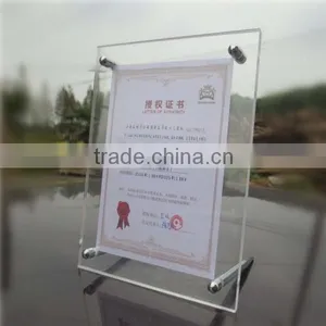 Clear Acrylic Certificate & Diploma Frames thumbnail-1