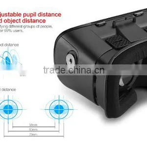 360 Viewing Immersive Virtual Reality 3D VR Glasses Google Cardboard 3D Video Games Glasses VR Headset thumbnail-5