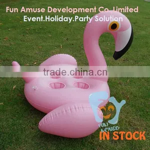 Cheap Pvc Inflatable Adult Flamingo Swim Ring for Sale thumbnail-2