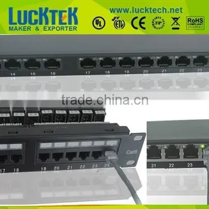 24 Port Cat.5e and Cat6 LED Patch Panel thumbnail-1