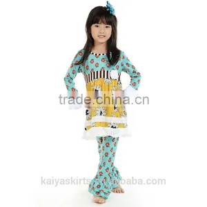 2016 Kaiya Fall Long Sleeve Top Dress 2 Piece Baby Boutique Clothing thumbnail-1