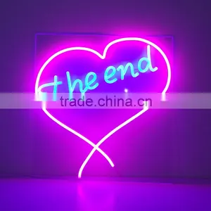 Manufacturer Custom Heart Neon Sign With Letters thumbnail-1
