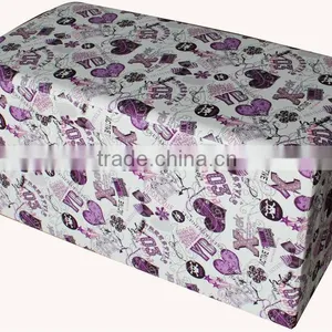 Luxury!Pattern PVC Leather Foldable Storage Bench thumbnail-1