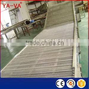 High Quality Stainless Steel Wire Mesh Belt Conveyor Inclined Conveyor Factory thumbnail-1