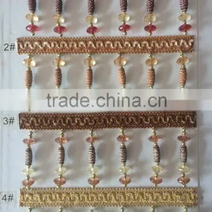 [YZLACE] Tassels Lace Curtains Wholesale 10026 thumbnail-1