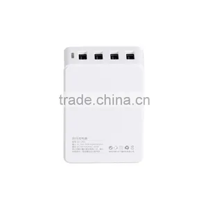 6 A USB Power Adapter Wall Charger 4 Port With Foldable US EU Plug thumbnail-3