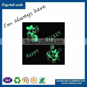Eco-friendly Glow in Dark Luminous Label thumbnail-2