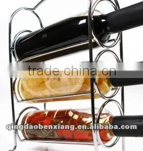 Wrought Iron Wine Rack/ Wine Stand From China 2012 New Decoration thumbnail-1