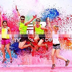 Holi Festivals Celebrations Occasions Powder Easy on Skin Natural Ingredients Holi Powder Non-explosive Color Run Powder thumbnail-4