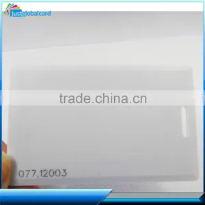 Glossy Surface Inject Printing Card White Pvc Blank Card With Plain Code thumbnail-1
