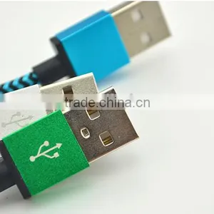 Top Selling New Design Woven Type USB Data Cable for Android Smartphone thumbnail-5