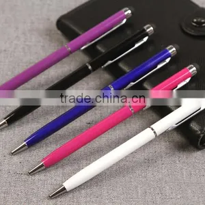 2 In 1Stylus Touch Pen Multi Colors Cheap Ballpoint Pens for Hotel Company Use thumbnail-4