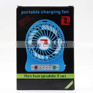 2016 China Factory Supply Fashionable Wind Power Mini Portable Charging Fan thumbnail-2