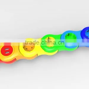 5 Way Retractable EU Power Strip thumbnail-1