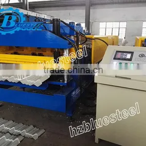 Glazed Tile Metal Roofing Sheet Roll Forming Machine thumbnail-3