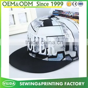 New Fashion Unisex Hip Hop Sublimation 100% Polyester Snapback Cap Wholesale thumbnail-5