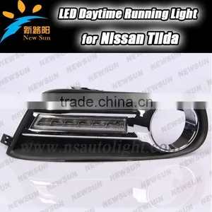2014 NEW Waterproof for Tiida 2012 High Power LED Day Time/daytime Running Light With Electrical Controlbox thumbnail-1