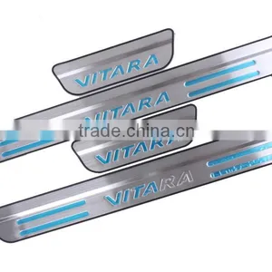 For Suzuki Grand Vitara Accessories 2016 2017 ABS Chrome Door Scuff Sill Plate 4pcs thumbnail-1