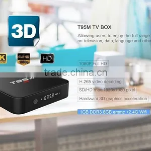 2016 4k Smart T95M S905 1G 8G Quad Core Android 5.1 tv Box Kodi16.0 thumbnail-6