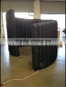 Black Inflatable Wall/Inflatable Logo Projection Wall thumbnail-1