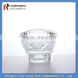 Longrun Hot New Products for 2015 632g High White Glass Material Glass Fruit Plate,paty Use Plate Carving Plate Wholesale Price thumbnail-2