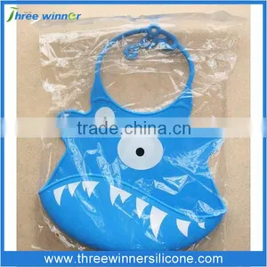 Custom Silicone Rubber Baby Bib Wholesale thumbnail-4