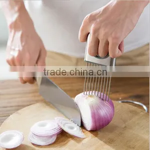 New Design Stainless Steel Onion Slicer Holder /onion Slicer /onion Cutter thumbnail-4
