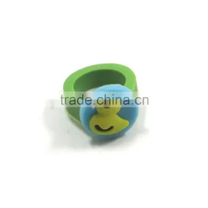 Cartoon Cute Custom Shaped Wholesale Soft PVC Finger Rings thumbnail-2