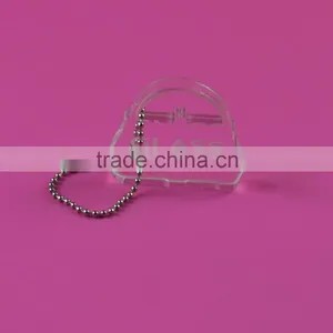 High Quality Custom Clear Acrylic Keychain thumbnail-4