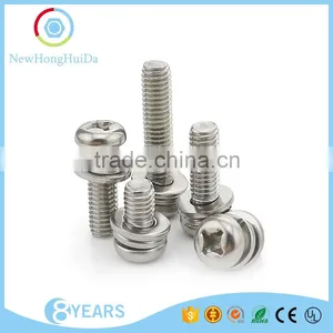 Supply 304 Stainless Steel Pan Head Cross Three Combinations thumbnail-4
