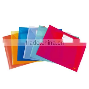 Good Quality FC Size Transparent Color PP Buckle File Pocket thumbnail-1