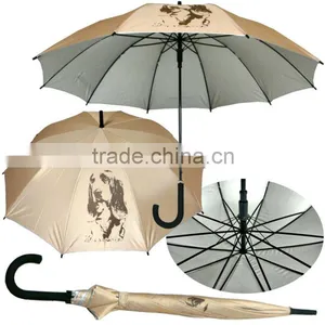 24inch 10k Custom Print Promotional Straight Umbrella thumbnail-1