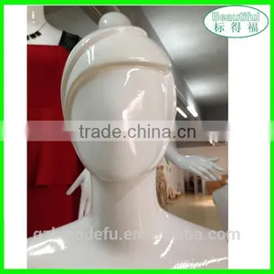 Faceless Wrapped Egg Head Mannequin for Hat Display thumbnail-1