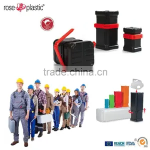 Round or Square Plastic Block Tubes Packaging for Hollow Drill BK thumbnail-6