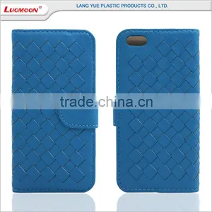 Woven Patttern Stand Leather Flip Cover Phone Case for Gionee Ctrl v5 v4 Marathon m3 thumbnail-2