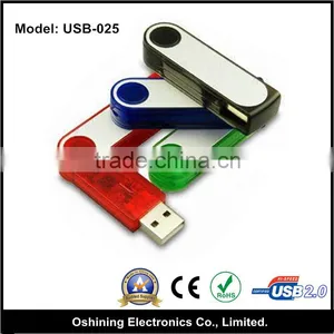Bulk Buy Folding Twist USB Pen Drives 8GB/16GB/32 GB/ 64 GB/ Micro Swivel USB 2.0 Flash Drive(USB-025) thumbnail-2