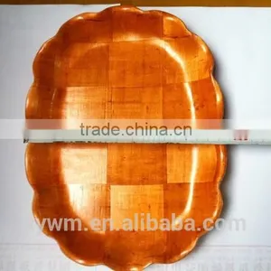 Rectangular Woven Wooden Plate and Tray thumbnail-5