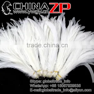 NO.1 Supplier ZPDECOR Best Selling Bleached White Fully Dyed Roosters Chicken Feathers thumbnail-1