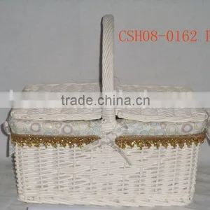 Willow Picnic Basket thumbnail-1