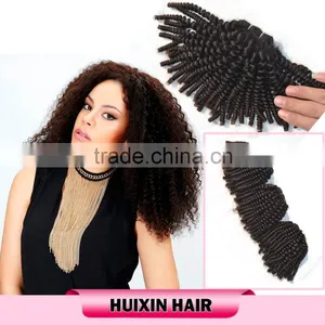 High Quality Russian Virgin Remy Kinky Curly Hair Weave thumbnail-4